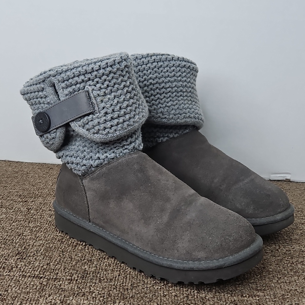 UGG Shaina Sweater Knit Boots Sz 7 Womens